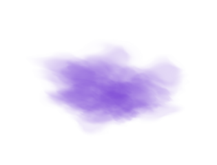 Purple smog clouds on floor. Fog or smoke. Isolated transparent special effect. Morning fog over land or water surface. Magic haze. PNG.


