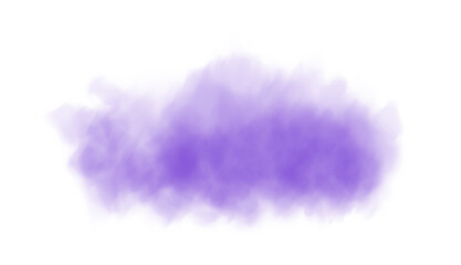 Purple smog clouds on floor. Fog or smoke. Isolated transparent special effect. Morning fog over land or water surface. Magic haze. PNG.

