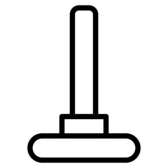 cleaning line icon