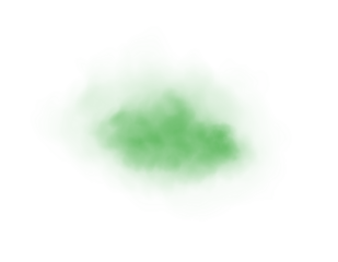 Green smog clouds on floor. Fog or smoke. Isolated transparent special effect. Morning fog over land or water surface. Magic haze.