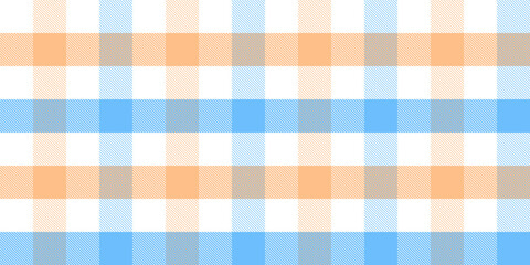 Gingham pattern background. Retro tablecloth texture. Abstract color full of Scott pattern. Pastel gingham seamless background for print on fabric. Vector art