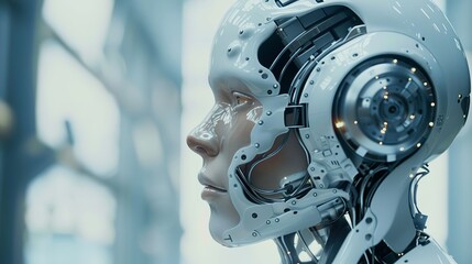 Fototapeta premium Illustrate the integration of AI into various design processes