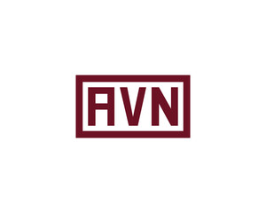 AVN logo design vector template