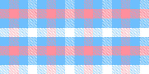 Gingham pattern background. Retro tablecloth texture. Abstract color full of Scott pattern. Pastel gingham seamless background for print on fabric. Vector art