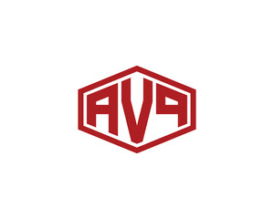 AVQ Logo design vector template