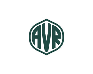 AVR Logo design vector template