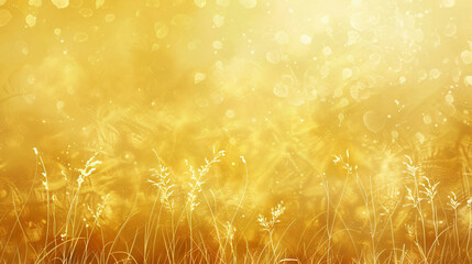 Golden summer background with dry wheat fields texture.