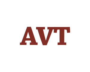 AVT logo design vector template