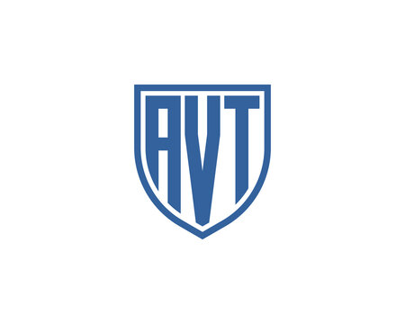 AVT logo design vector template