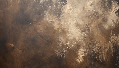 brown background texture with lots of grunge and distressed old vintage paint spatter design in gray brown sepia colors