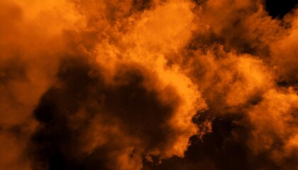Fototapeta na wymiar dark dirty orange clouds background for war artworks abstract 3d illustration
