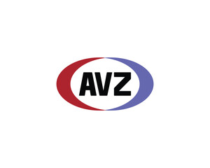 AVZ logo design vector template