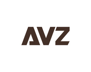 AVZ logo design vector template