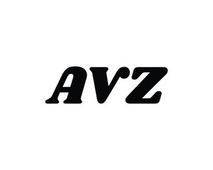AVZ logo design vector template
