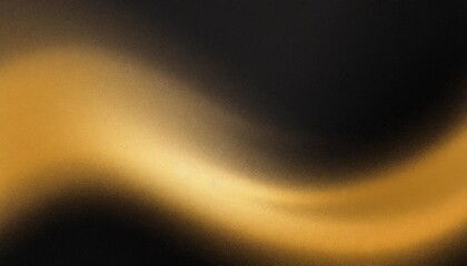 black gold wave empty space grainy noise grungy texture color gradient rough abstract background shine bright light and glow template