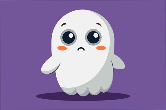shy ghost without a smile