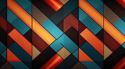 Geometric background with striped patterns