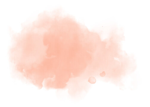 Watercolor brush stroke illustration. Textured stain backdrop element. Splatter splash ink © lukulo
