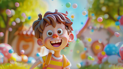 Fototapeta premium happy child