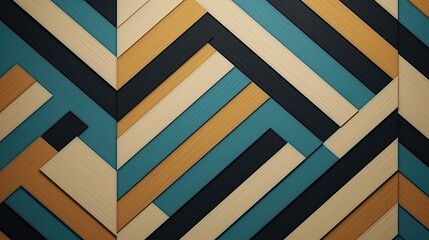 Geometric background with striped patterns