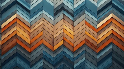 Geometric background with zigzag patterns