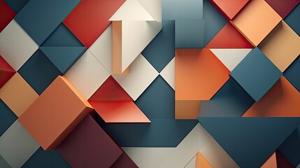 Geometric background with irregular shapes
