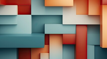 Geometric background with oblong shapes