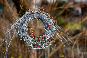 Wreath made from birch twigs - 758191793