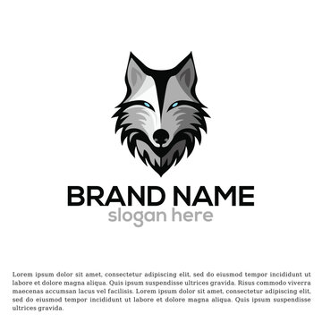 Vector Arctic Apex: Dominant Wolf Emblem