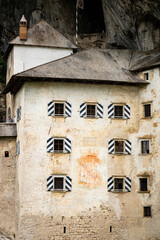 Predjama Castle, Predjamski grad or Grad Predjama &raquo; Postojna Cave Park stone castle embedded in the mountain Slovenia