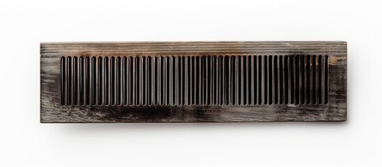 Artistic Arrangement of Wooden Comb with Elegant Black Comb for Stylish Haircare