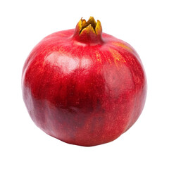 Pomegranate fruit isolated on Transparent background.