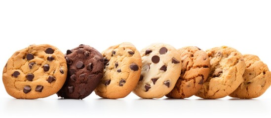Delectable Array of Chocolate Chip Cookies Ready for Gifting or Snacking