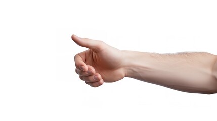 Male Hand Holding Object (Cut Out) - 8K Resolution

