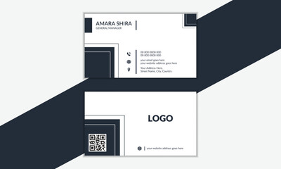 Creative and modern name card and business card template