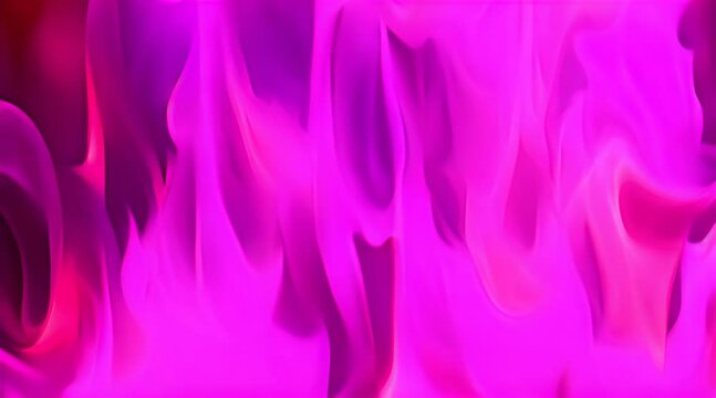 Vibrant pink and purple flames creating an abstract fiery background