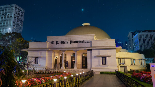 M P Birla Planetarium, the largest planetarium in Asia and the second largest planetarium in the world is located in Kolkata, West Bengal, India - May 25 2023