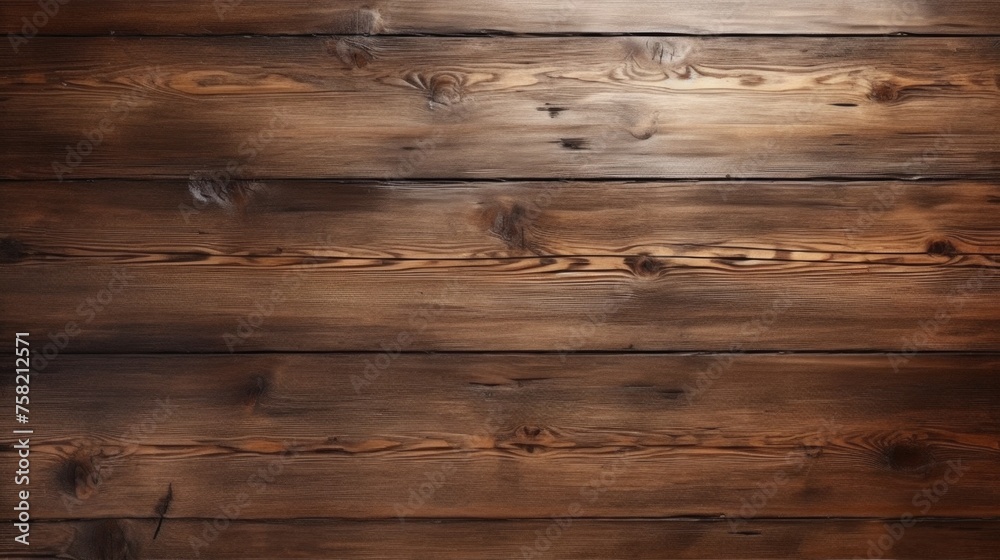 Poster a detailed view of a wooden wall with a soft light, perfect for background use