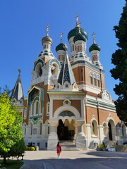 Fototapeta na wymiar Eglise orthodoxe à Nice