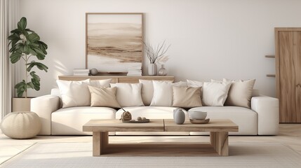 Fototapeta na wymiar Modern house interior details. Simple cozy beige.
