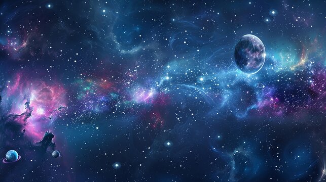 planet and space background