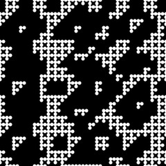 Seamless pattern. Dots motif. Digital paper, web designing, textile print. Simple shapes wallpaper. Figures background. Circles ornament. Vector.