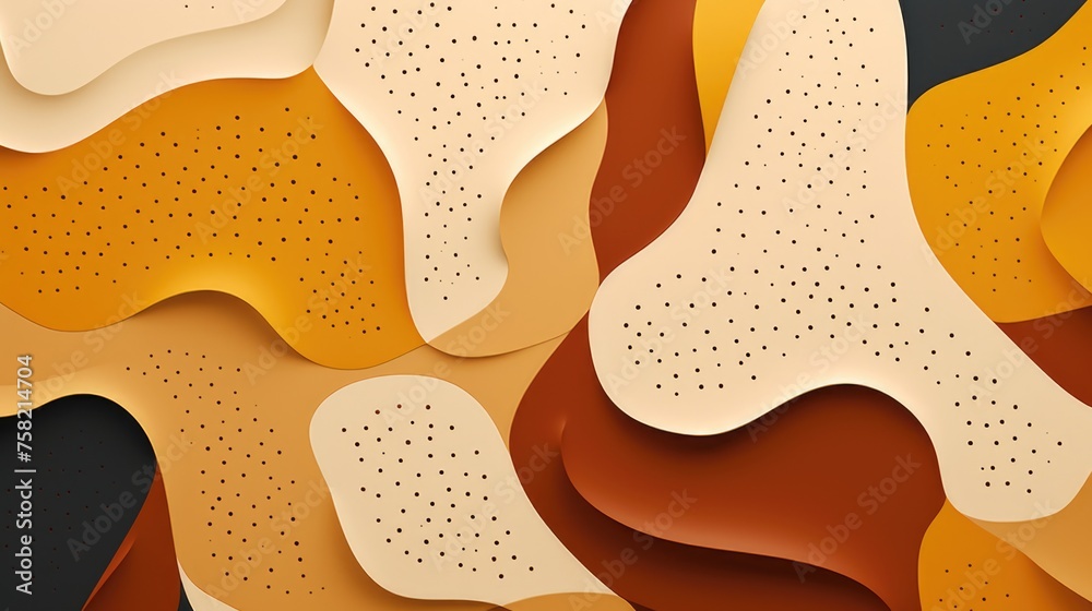 Aufkleber Close up of a wall with multiple shapes. Perfect for backgrounds or textures