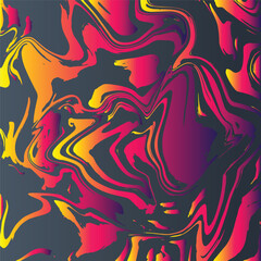 Abstract Red Liquefy wallpaper golden art design. Blue and White wavy background. Blue Digital marbled texture.Splash of paint. Colorful liquid.	