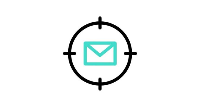 E-mail icon animation video