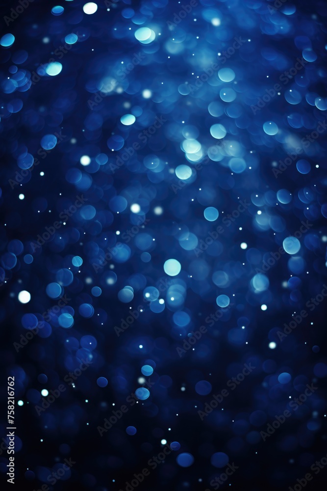 Poster dark blue background with numerous white dots. suitable for various design projects