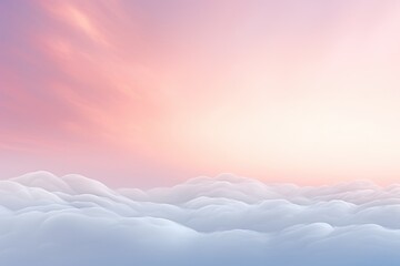 A peaceful sky with fluffy white clouds. Ideal for backgrounds and relaxation concepts