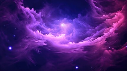 Stunning image of a purple and blue galaxy, perfect for space-themed designs