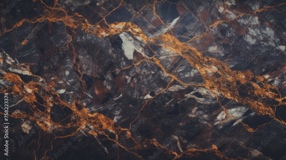 Poster Detailed close up view of a marble surface. Suitable for backgrounds and textures