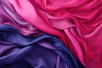 Obraz premium Close up of pink and blue fabric, versatile for various design projects
